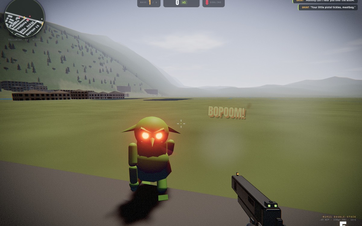 KRAWK browser FPS on real Telluride terrain